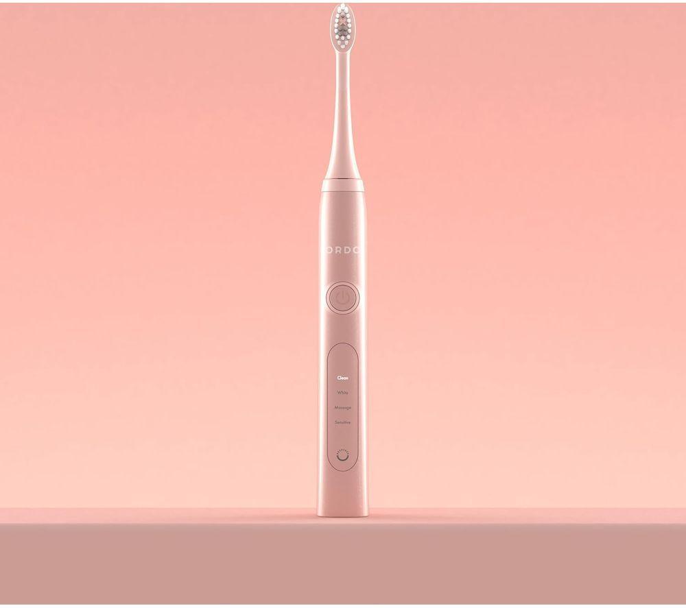 ORDO Sonic+ Replacement Toothbrush Heads - Pack of 2, Rose Gold image number 4 of 4