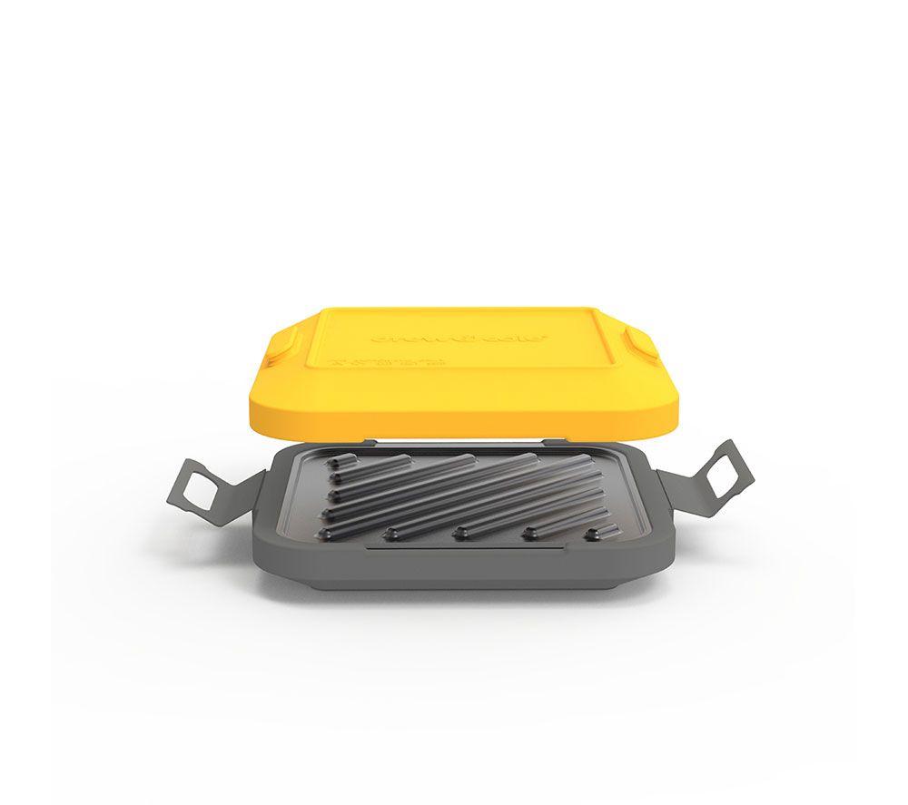 DREW&COLE Clever Micro Toastie Maker for Microwaves - Yellow & Grey image number 3 of 29