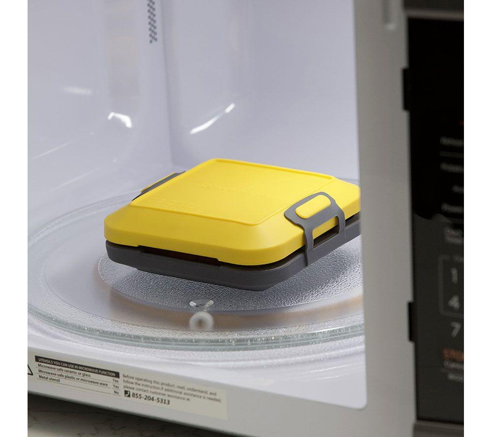 DREW&COLE Clever Micro Toastie Maker for Microwaves - Yellow & Grey image number 13 of 29