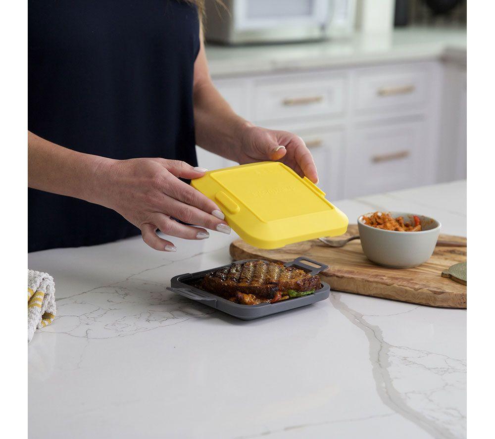 DREW&COLE Clever Micro Toastie Maker for Microwaves - Yellow & Grey image number 16 of 29