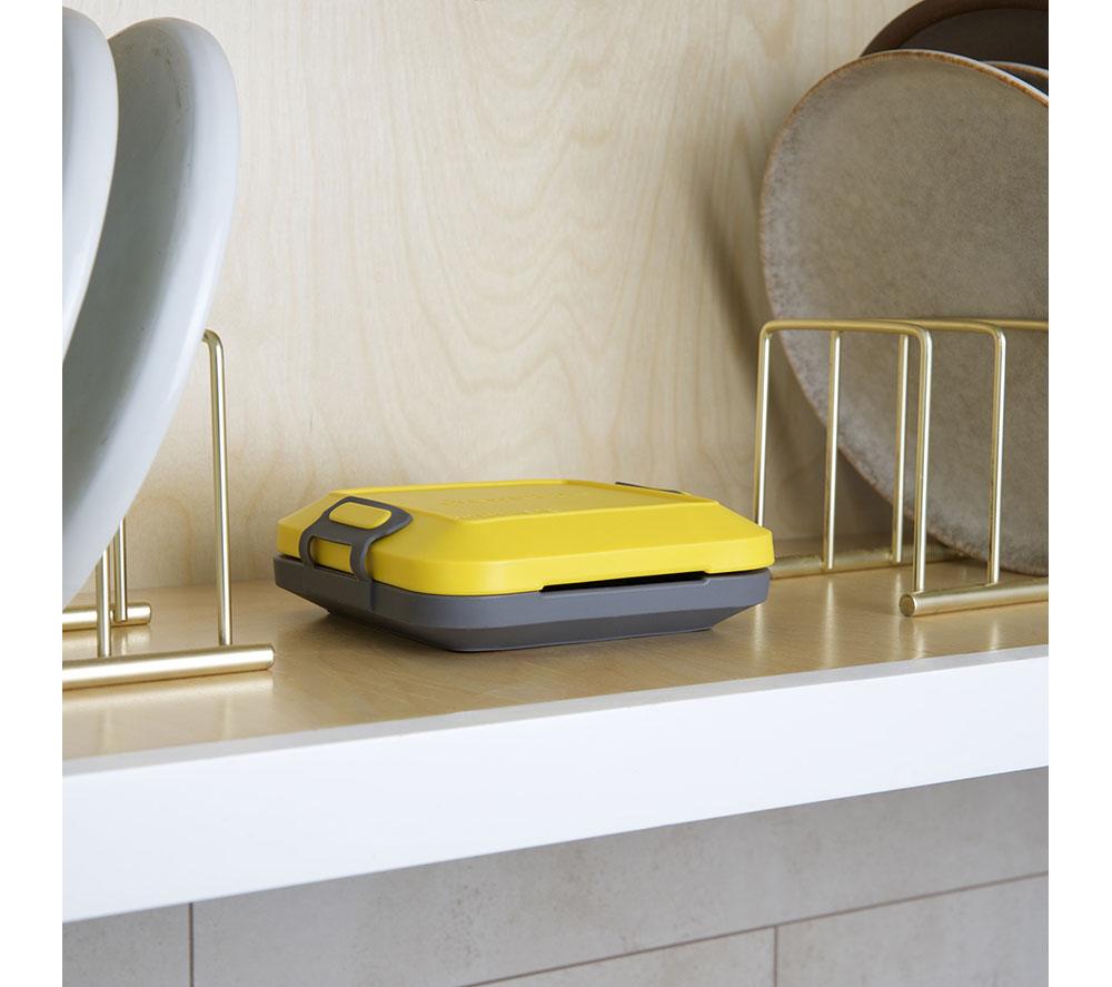 DREW&COLE Clever Micro Toastie Maker for Microwaves - Yellow & Grey image number 21 of 29