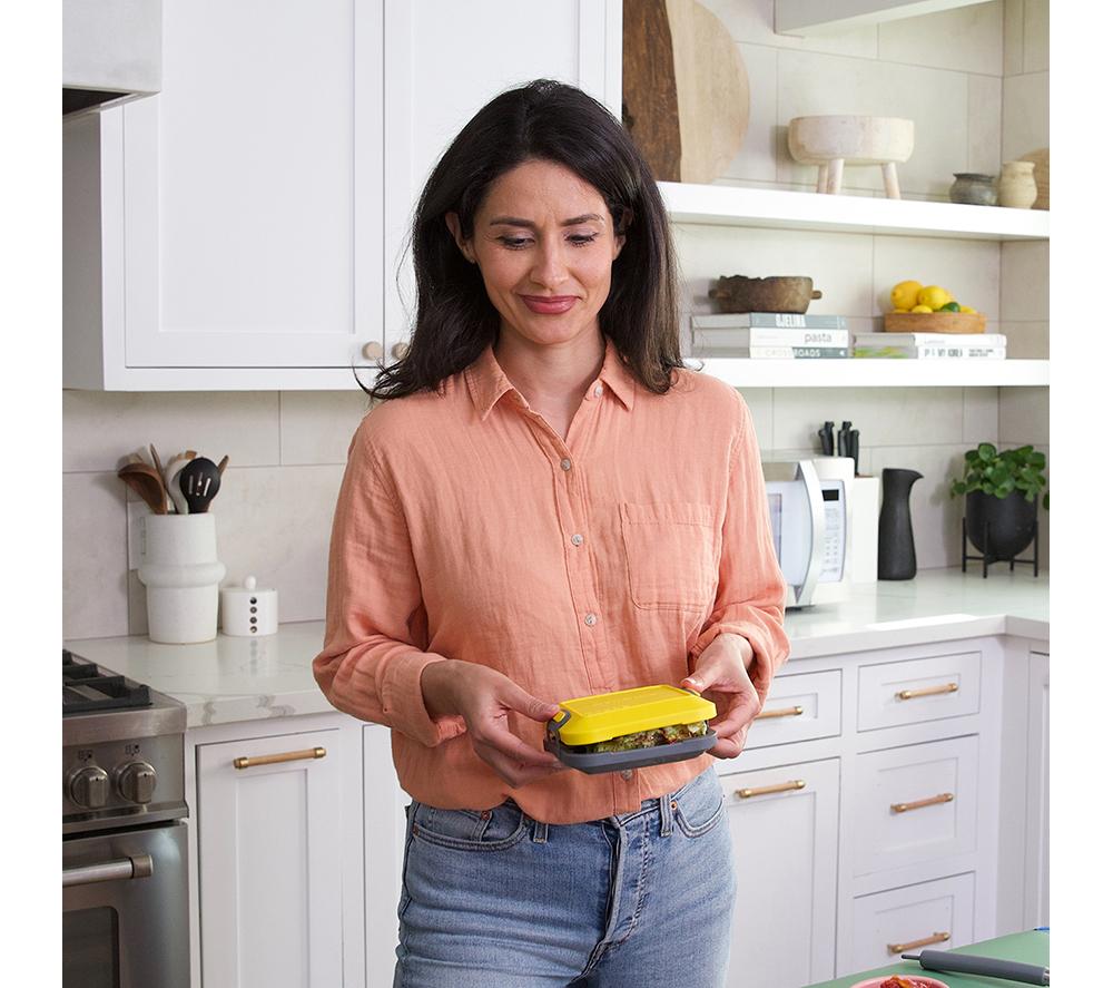 DREW&COLE Clever Micro Toastie Maker for Microwaves - Yellow & Grey image number 32 of 35