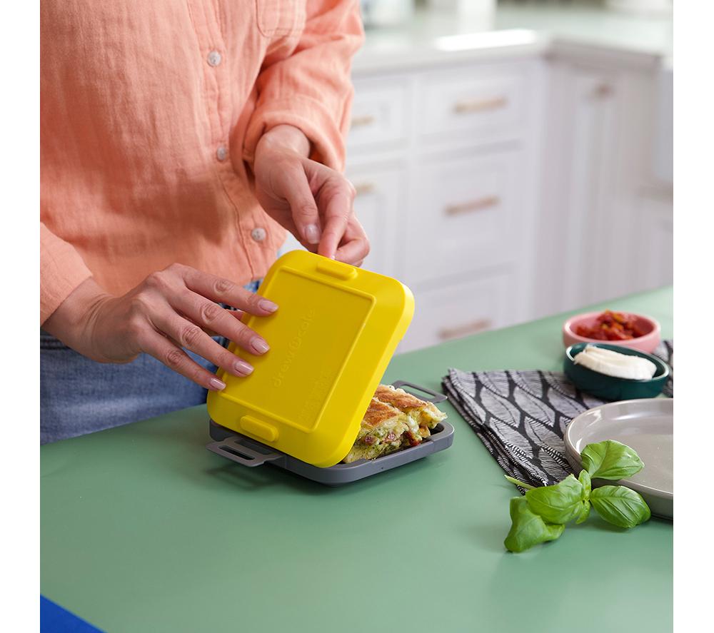 DREW&COLE Clever Micro Toastie Maker for Microwaves - Yellow & Grey image number 34 of 35