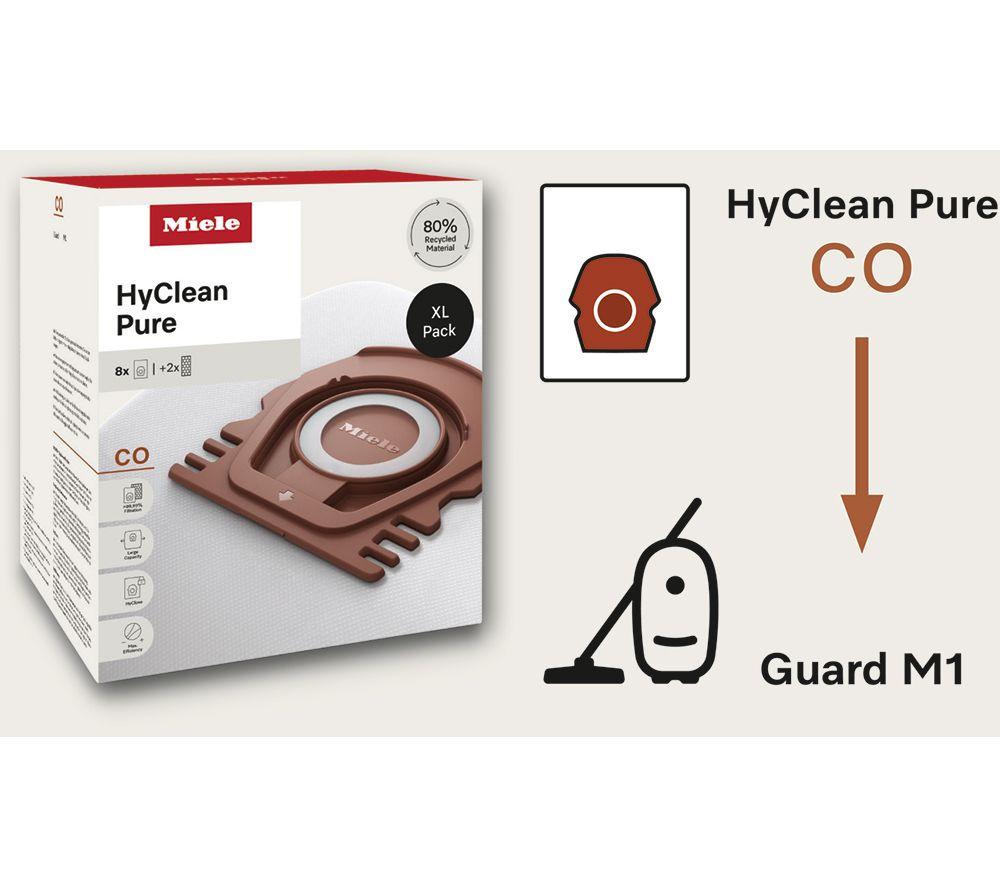 MIELE HyClean Pure CO Vacuum Cleaner Bags - XL, Pack of 8 image number 2 of 5