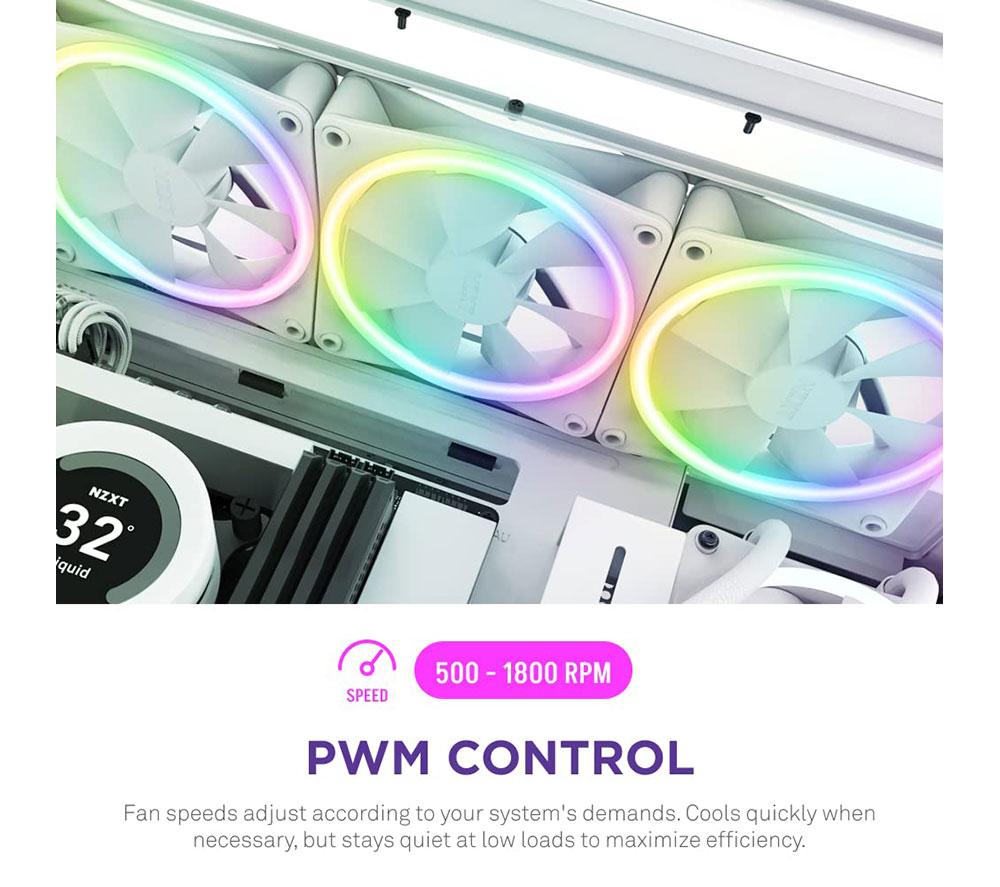 Buy NZXT F140 RGB Duo 140 mm PWM Fan - Twin Pack | Currys