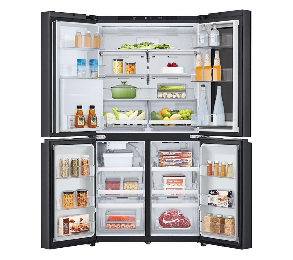LG InstaView GMK960EV2E American-style Smart Fridge Freezer - Essence Black Steel image number 13 of 17