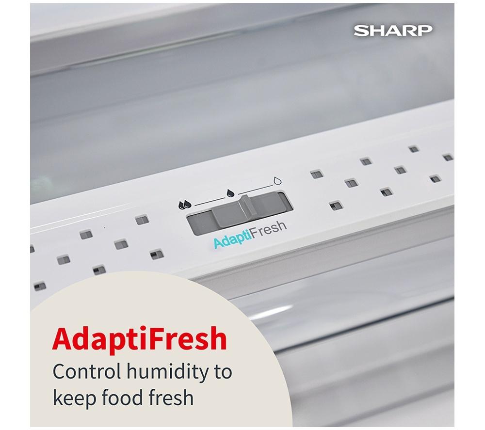 SHARP SJ-BB02DTXWE-EN 60/40 Fridge Freezer - White image number 6 of 9