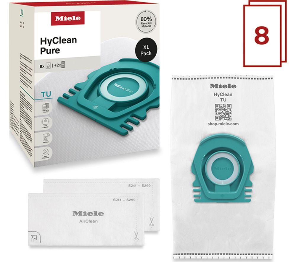 MIELE HyClean Pure TU Vacuum Cleaner Bags - XL, Pack of 8 image number 5 of 5