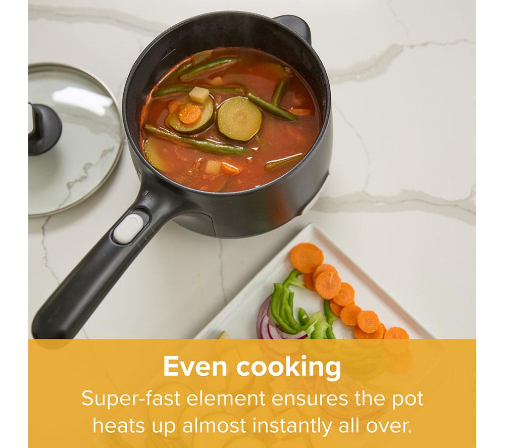 DREW & COLE CleverPot 02668 Electric Hot Pot - Black image number 9 of 15