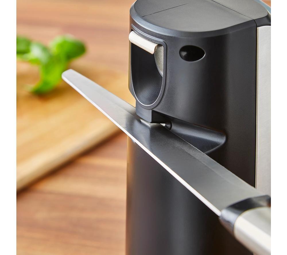 MORPHY RICHARDS 3-in-1 Electric Tin Can Opener - Silver & Black image number 2 of 14