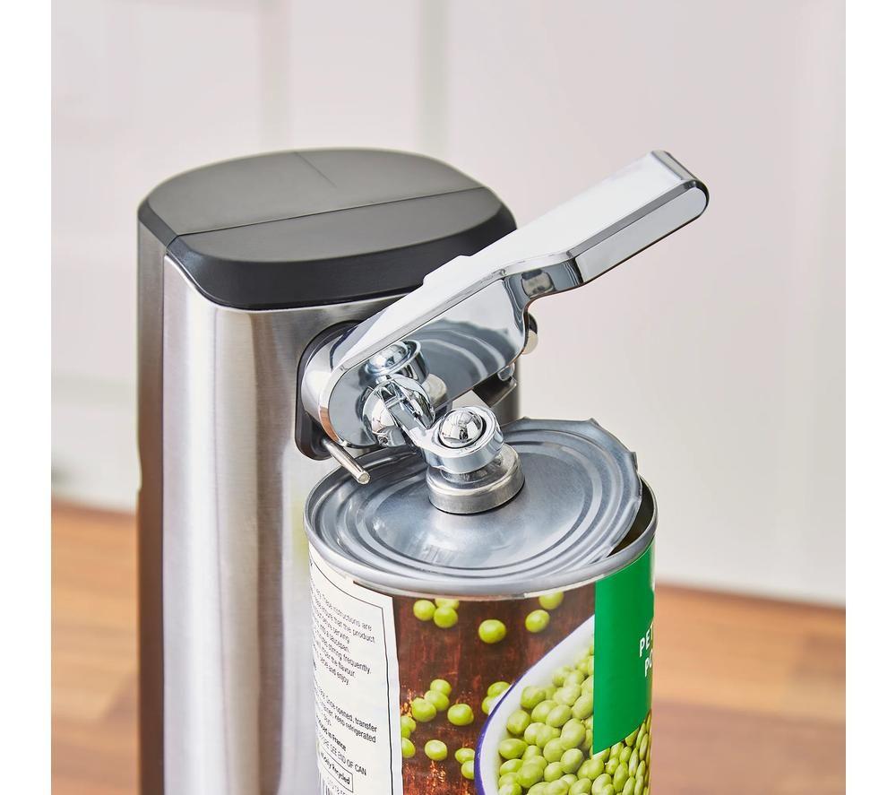 MORPHY RICHARDS 3-in-1 Electric Tin Can Opener - Silver & Black image number 5 of 14