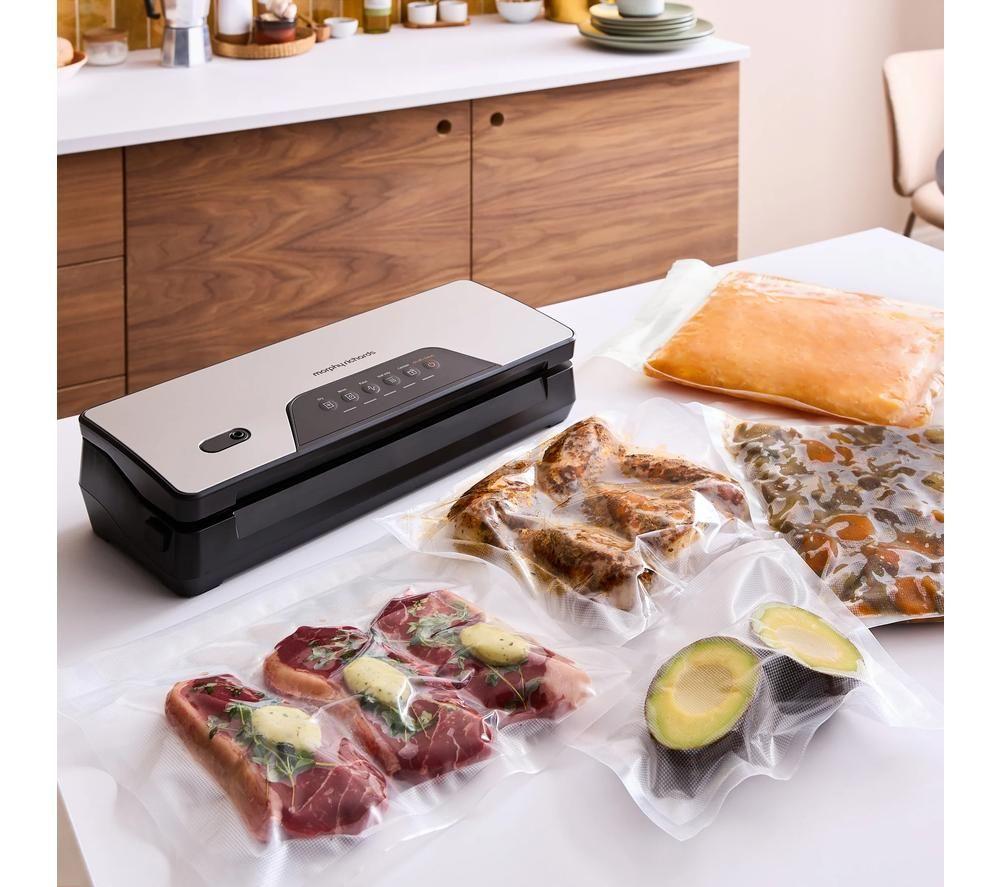 MORPHY RICHARDS 432040 Vacuum Sealer - Silver & Black image number 12 of 14