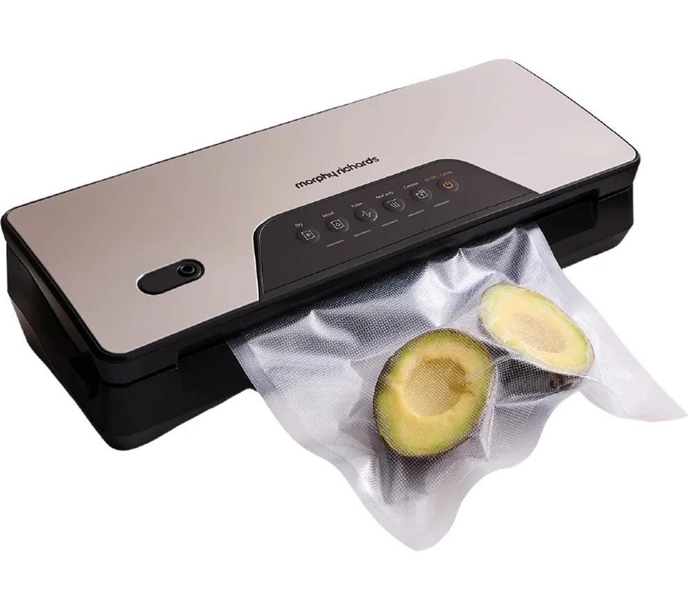 MORPHY RICHARDS 432040 Vacuum Sealer - Silver & Black image number 14 of 14