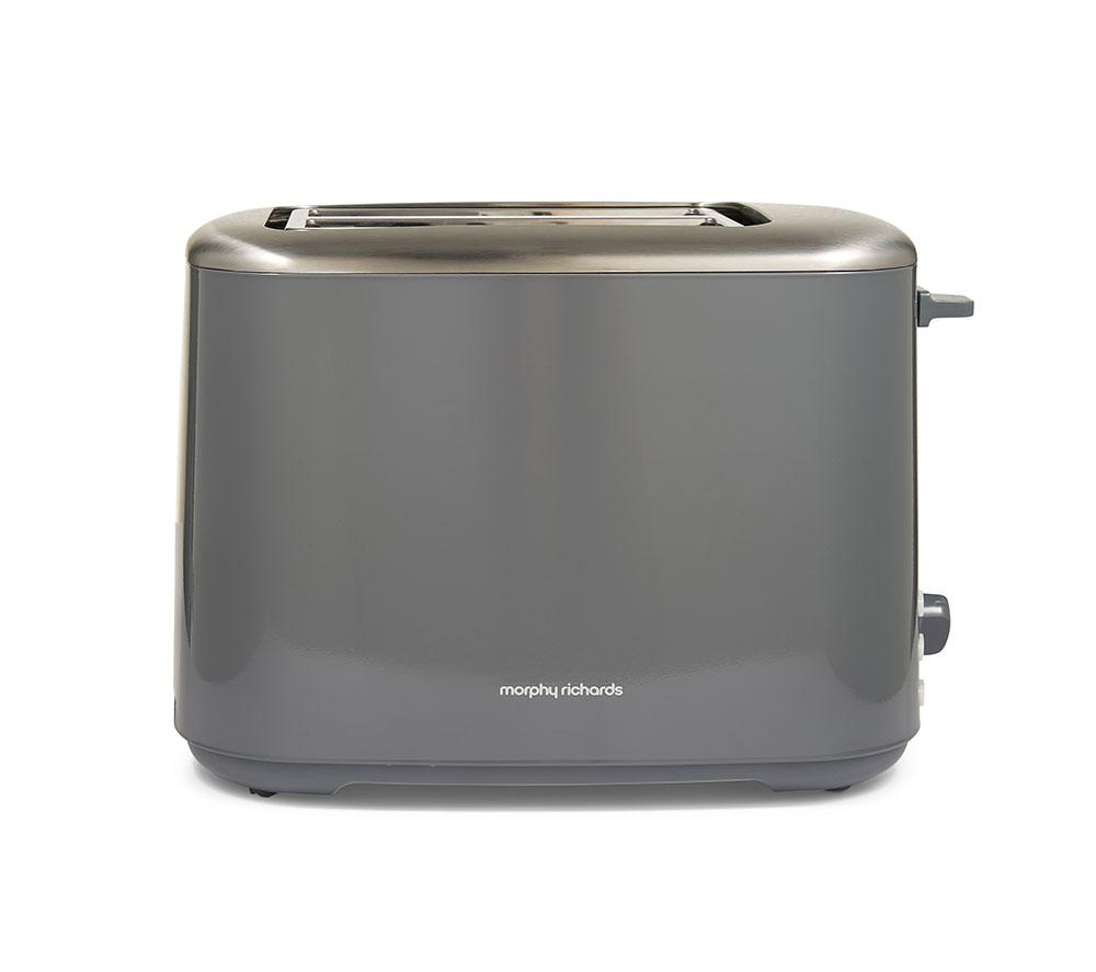 Morphy Richards Equip 222068 2-Slice Toaster - Grey, Silver/Grey