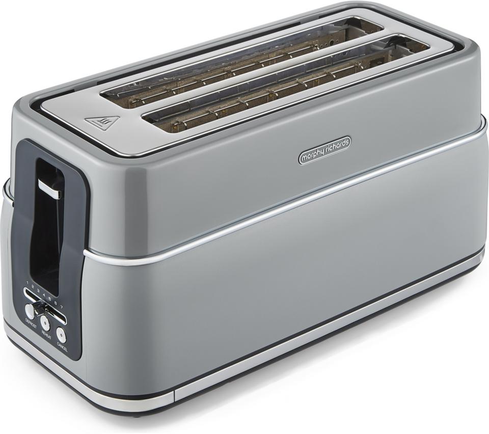 MORPHY RICHARDS Signature 245705 4-Slice Toaster - Grey