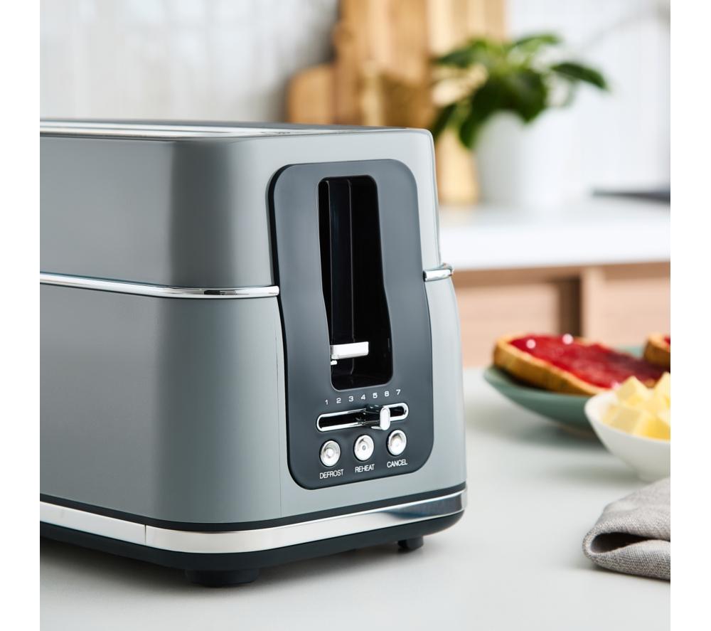 MORPHY RICHARDS Signature 245705 4-Slice Toaster - Grey image number 5 of 8