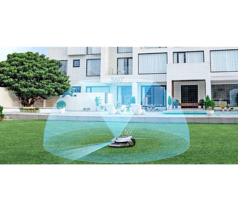 DREAME A2 Cordless Robot Lawn Mower - Grey & Black image number 5 of 7
