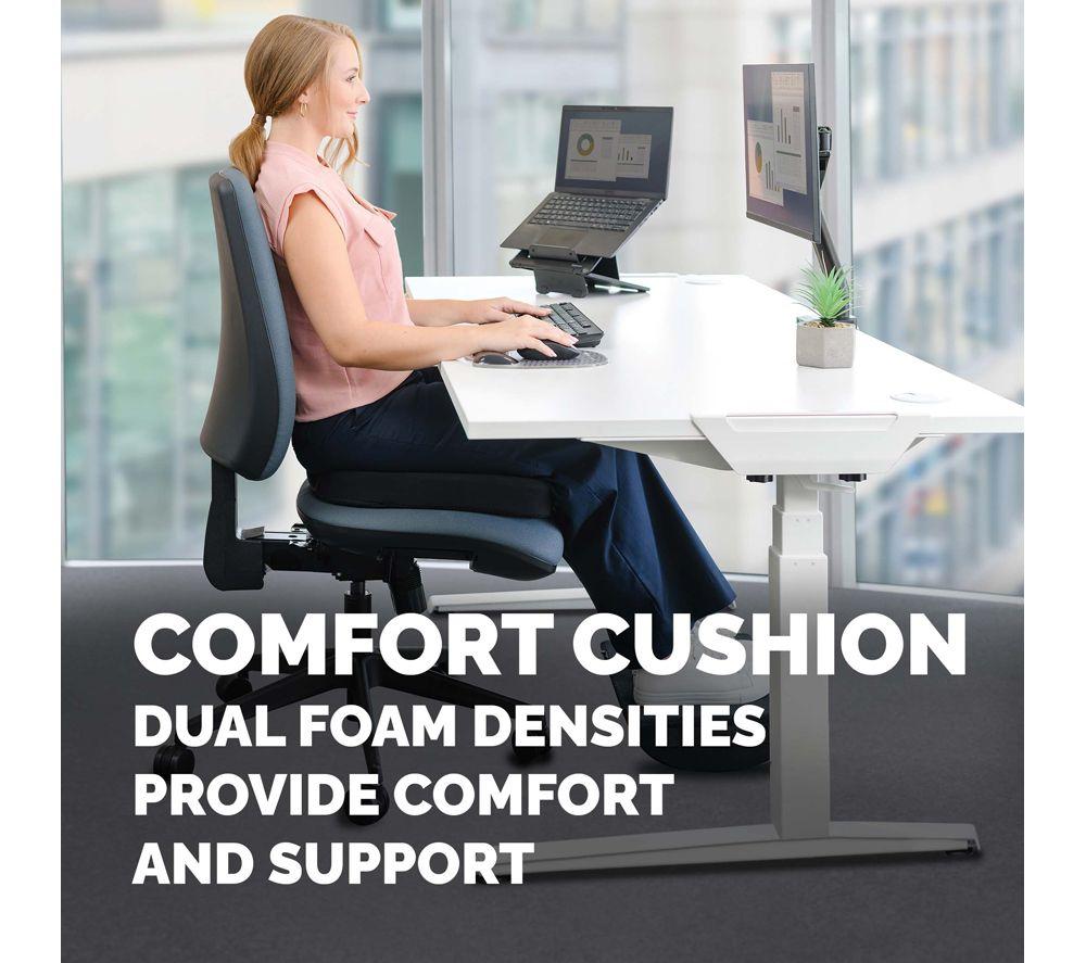 FELLOWES Breyta Comfort Seat Cushion with Cover - Black image number 6 of 8