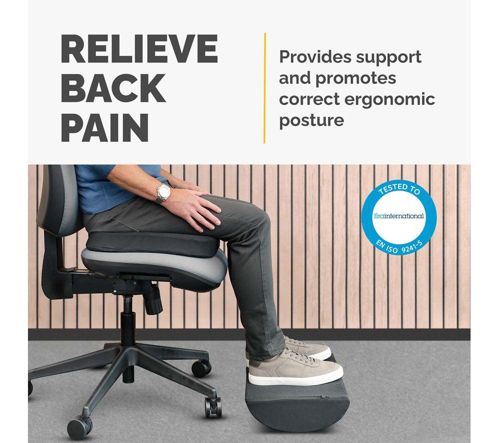 FELLOWES Breyta Foot Rest Cushion - Black image number 3 of 8