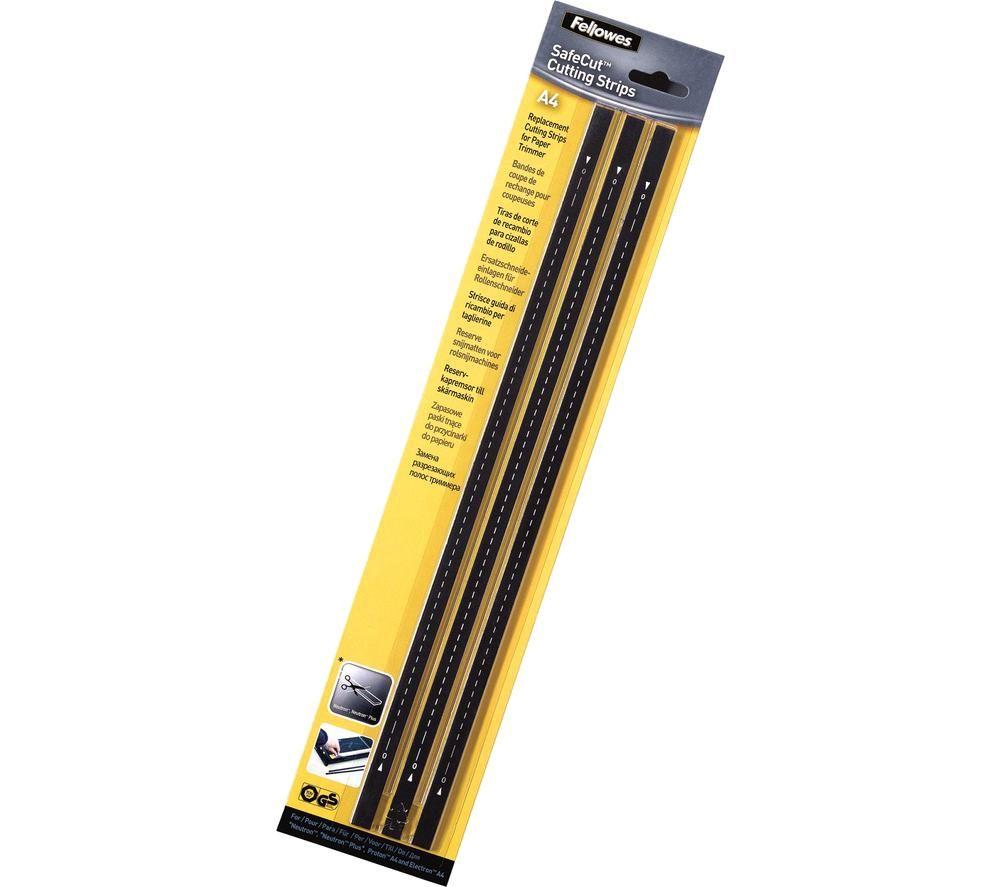FELLOWES SafeCut Replacement A4 Cutting Strips for Paper Trimmer - Pack of 3 image number 3 of 3