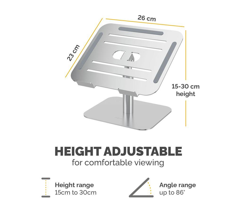 FELLOWES Alumia Laptop Stand - Silver image number 8 of 14