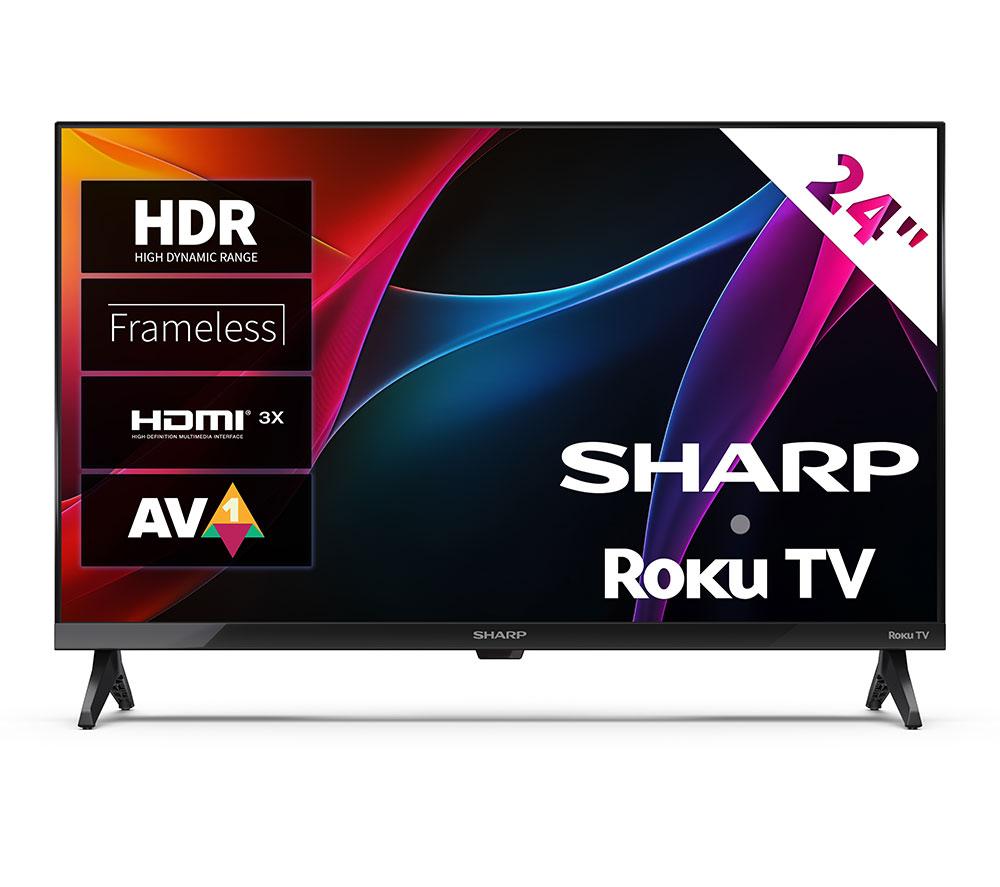 SHARP 1T-C24HD2725KB Roku TV 24" Smart HD Ready HDR LED TV image number 13 of 15