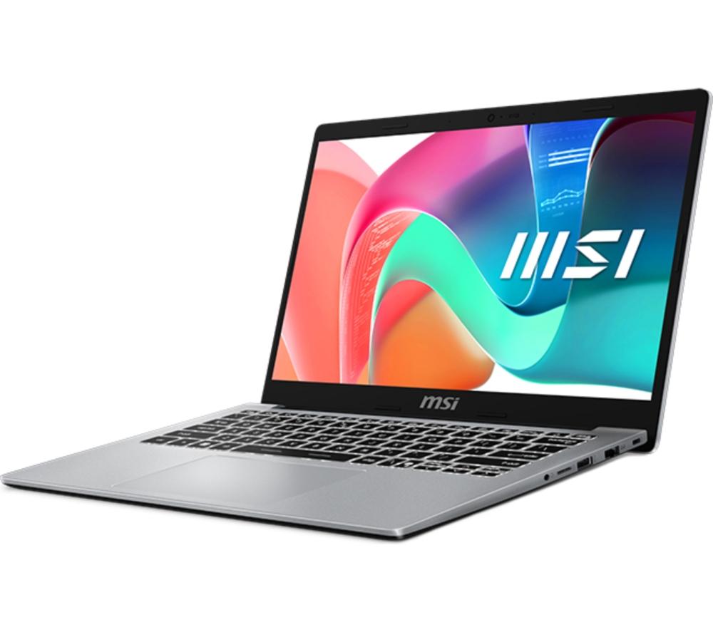 MSI Modern 13 13.3" Laptop - Intel&reg; Core&trade; i3, 512 GB SSD, Silver & Black image number 2 of 8