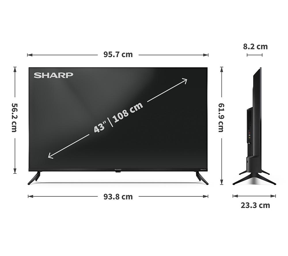 SHARP 4T-C43HJ4725K 43" Smart 4K Ultra HD HDR LED TV image number 11 of 15