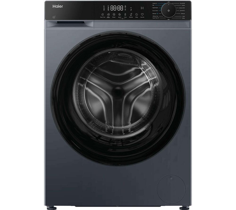 HAIER X Series 5 HW90-B14357GTUUK WiFi-enabled 9 kg 1400 Spin Washing Machine – Graphite, White