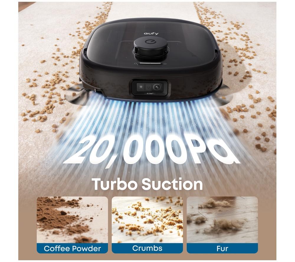 EUFY Omni E28 Robot Vacuum & Mop with All-in-One Station & Portable Deep Cleaner - Black image number 6 of 9