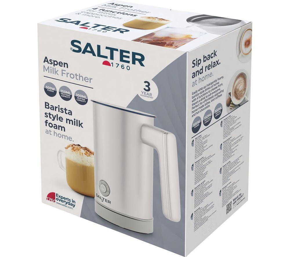 SALTER Milk Frother - Silver image number 2 of 5
