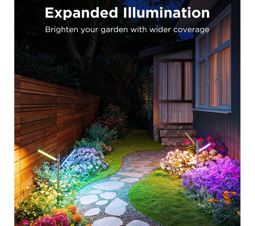 GOVEE H7086 Smart Outdoor Garden Lights - Pack of 2 image number 3 of 10