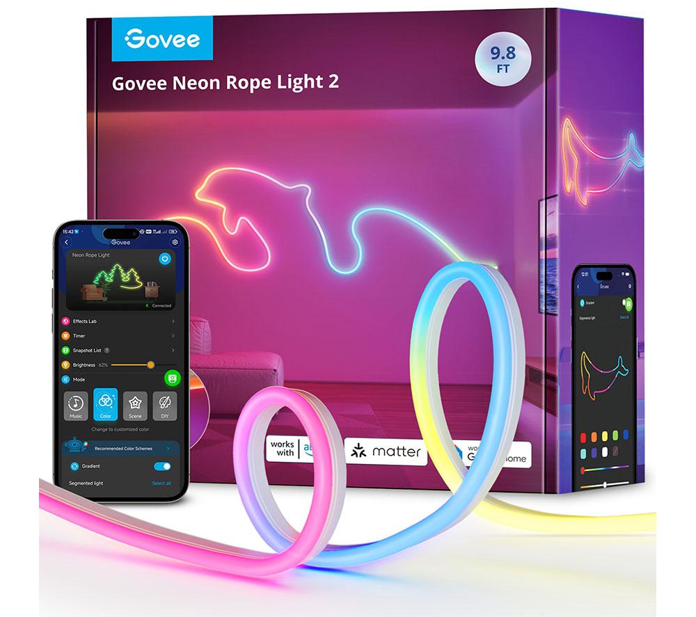GOVEE Smart Neon Rope Light 2 - 3 m image number 2 of 12