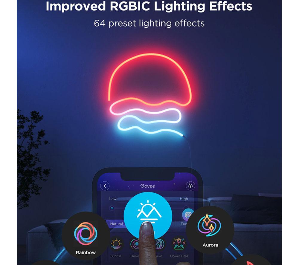 GOVEE Smart Neon Rope Light 2 - 3 m image number 3 of 12