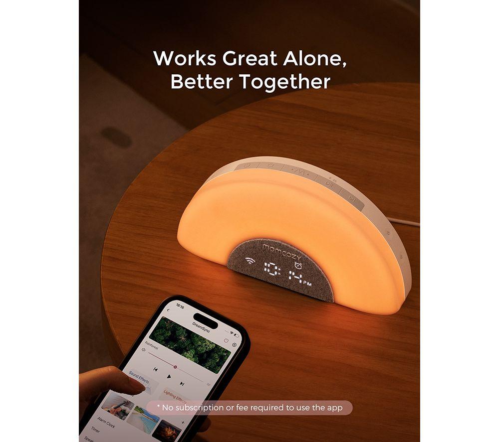 MOMCOZY DreamSync Smart Baby Sound Machine - White image number 4 of 8