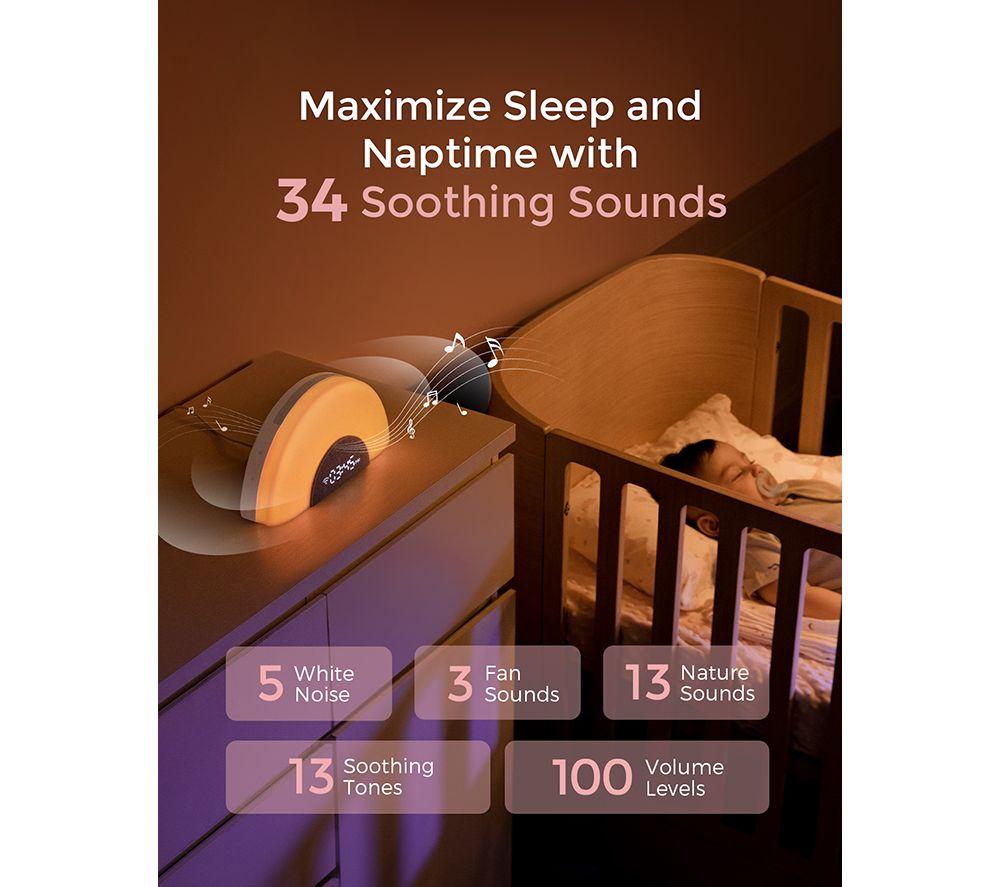 MOMCOZY DreamSync Smart Baby Sound Machine - White image number 5 of 8