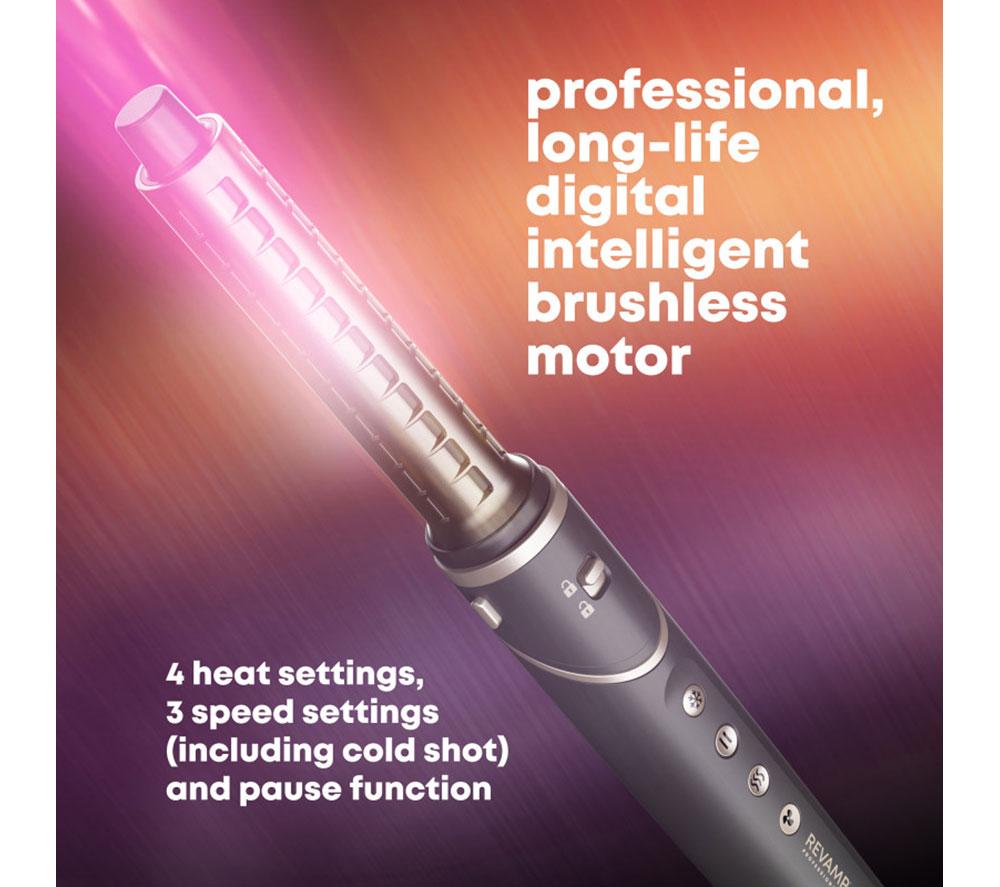 REVAMP Curl Air Style 7-in-1 Ionic Air Styler - Black image number 8 of 24