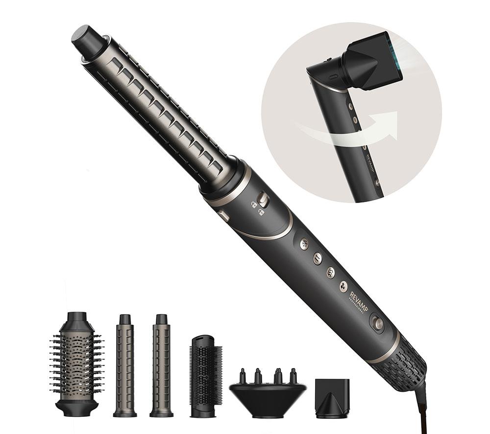 REVAMP Curl Air Style 7-in-1 Ionic Air Styler - Black image number 12 of 24