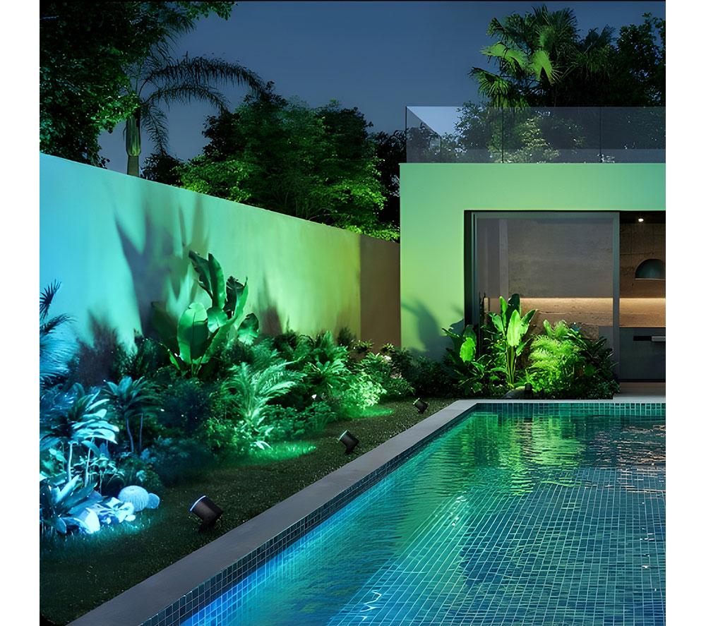 GOVEE H7093 Smart Outdoor Spotlights 2 - Pack of 2 image number 13 of 14