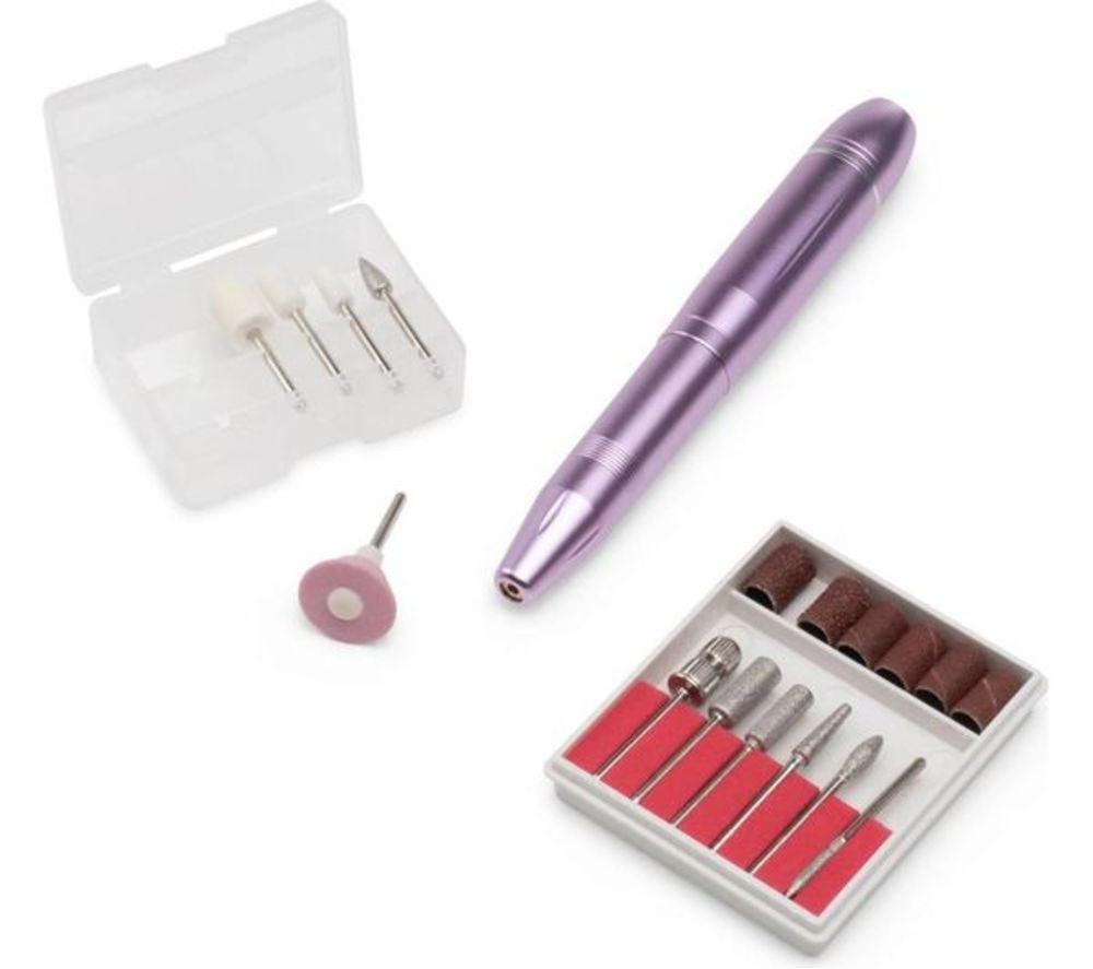 Rio Pink Professional Portable Usb Electric Nail File For Acrylic, Gel & Natural Nails In - Image 2