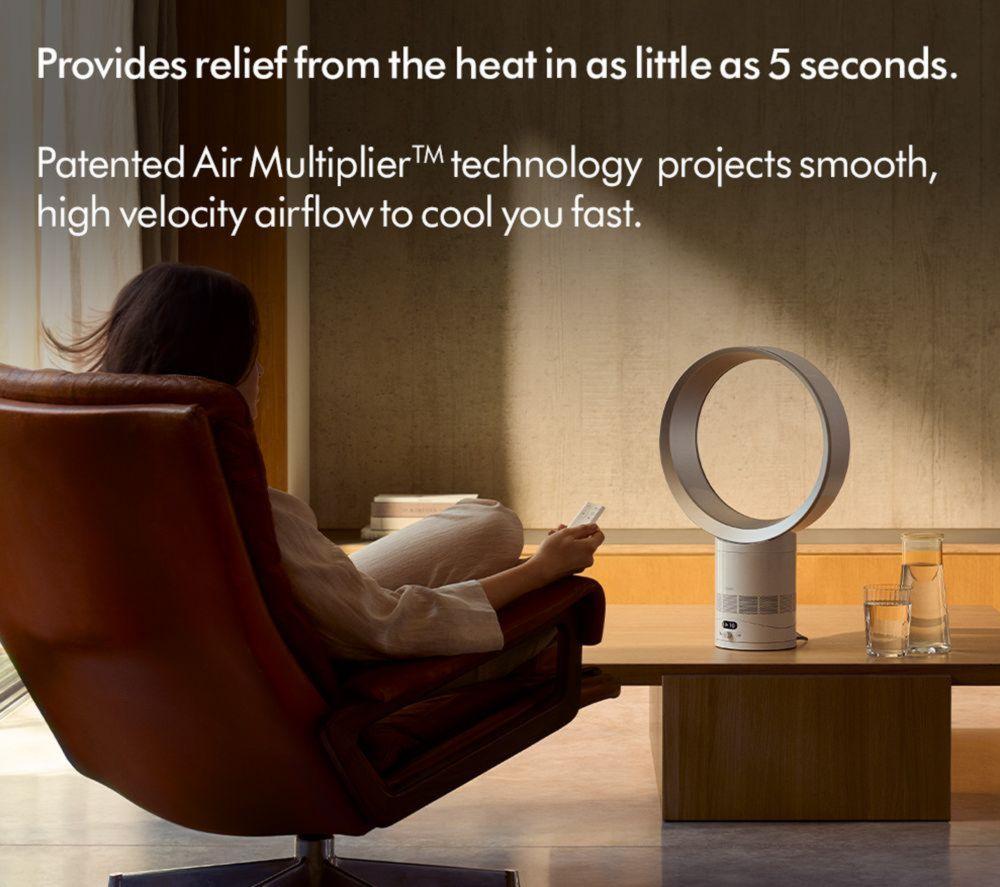 DYSON CF1 Smart Cooling Desk Fan - White image number 7 of 9