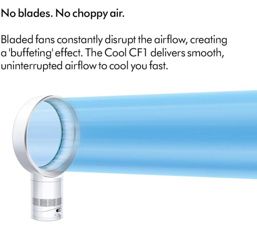 DYSON CF1 Smart Cooling Desk Fan - White image number 9 of 9