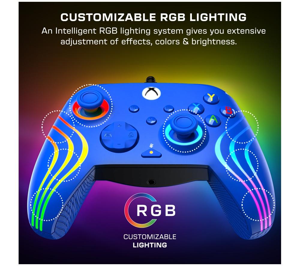 TURTLE BEACH Afterglow Wave Wired Controller for Xbox &ndash; Blue image number 4 of 16