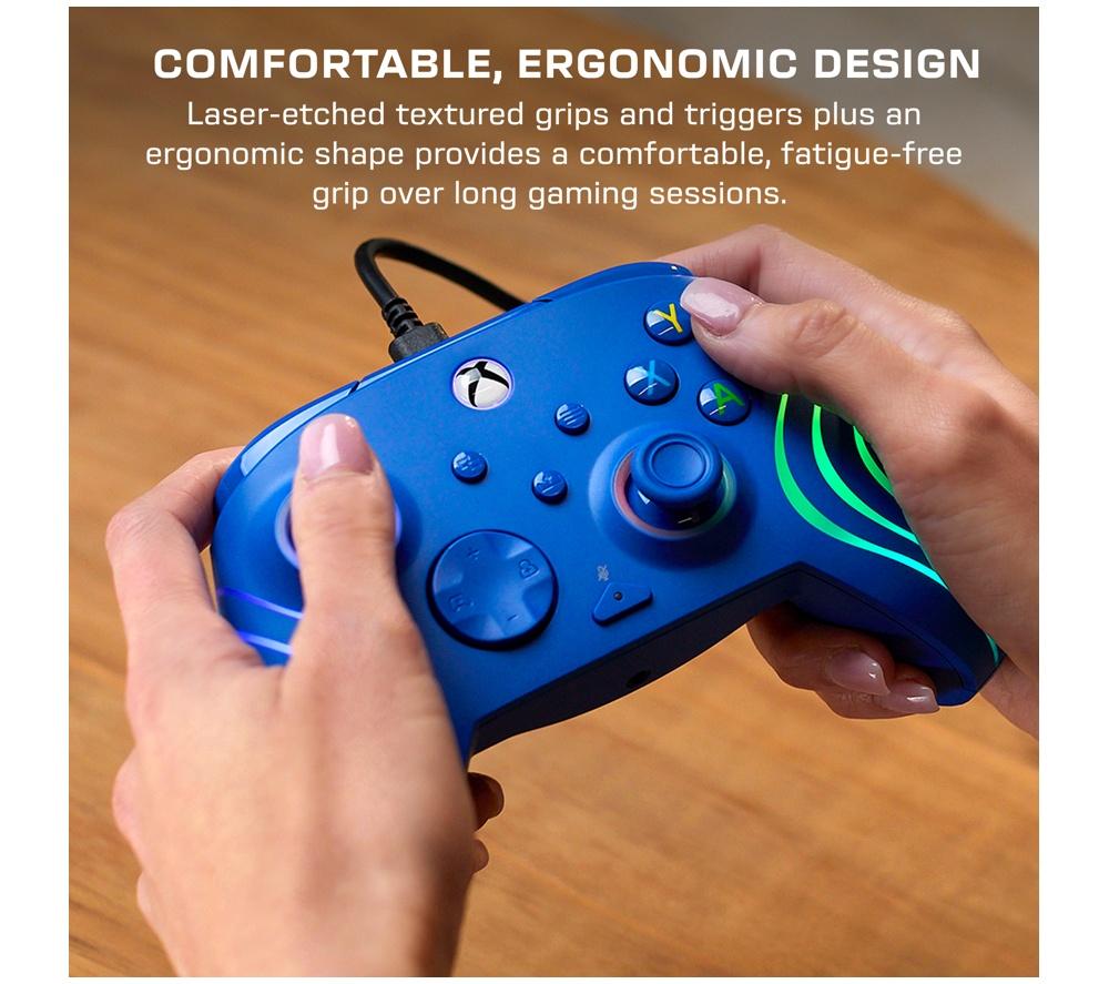 TURTLE BEACH Afterglow Wave Wired Controller for Xbox &ndash; Blue image number 8 of 16