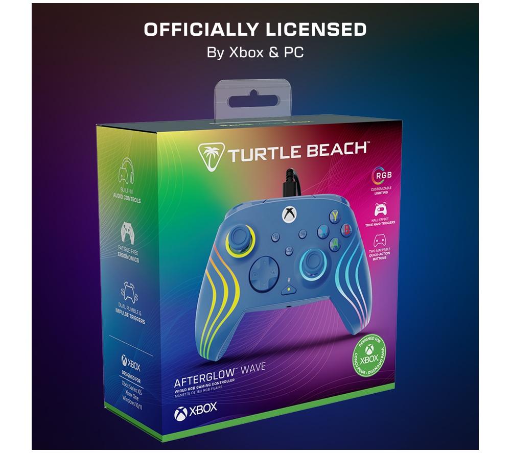 TURTLE BEACH Afterglow Wave Wired Controller for Xbox &ndash; Blue image number 10 of 16