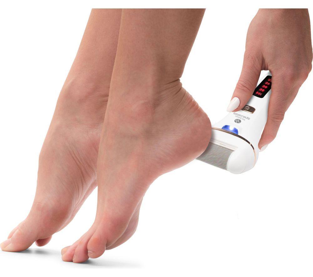RIO Go Smooth 60 Second Pedi Electric Foot File - White image number 4 of 7
