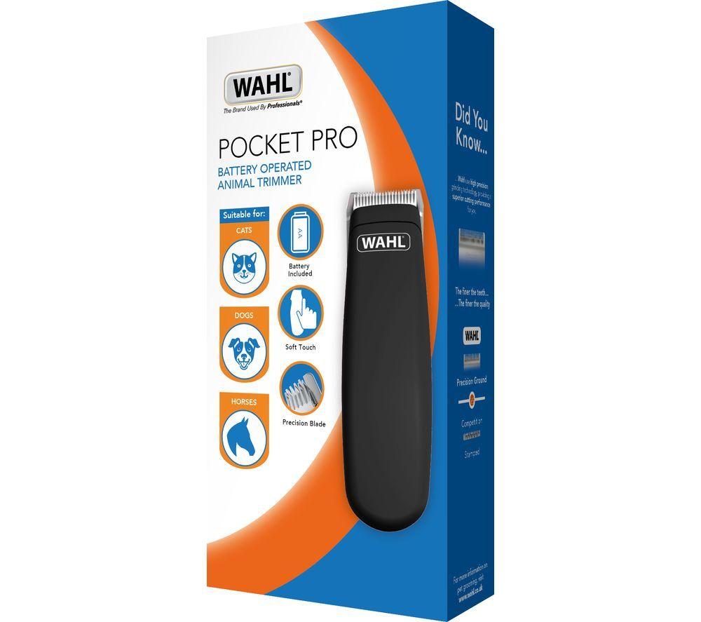 WAHL Pocket Pro Pet Hair Trimmer - Black image number 2 of 2