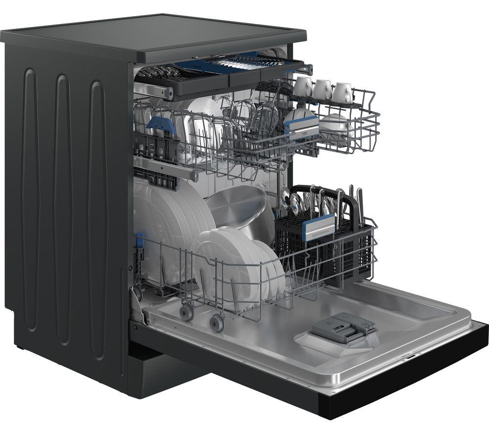 BEKO Pro PowerIntense BDFN36540PA Full-size Dishwasher - Anthracite image number 2 of 12