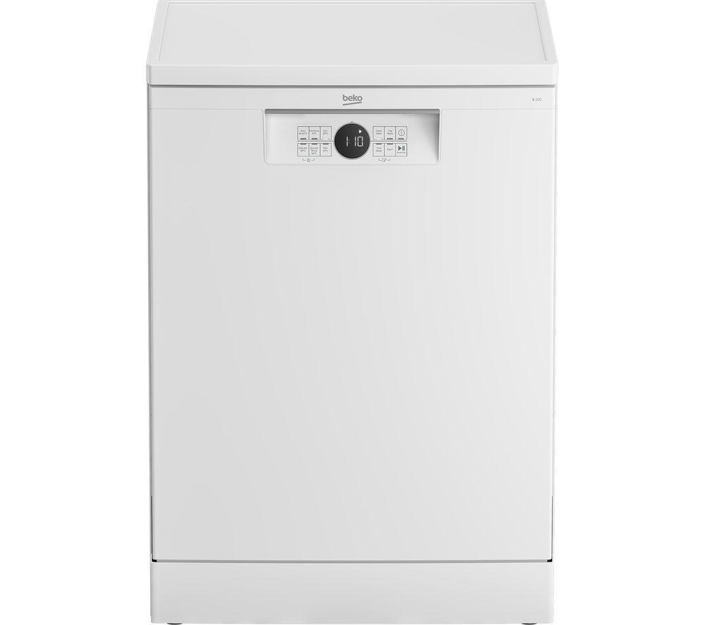 BEKO BDFN26442W Full-size Dishwasher – White, White