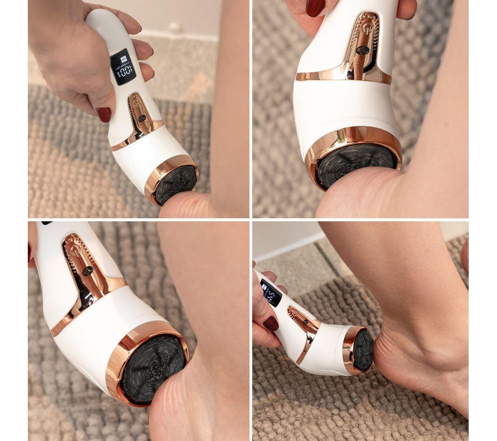 RIO Go Smooth Electric Callus Remover - White & Gold image number 6 of 8